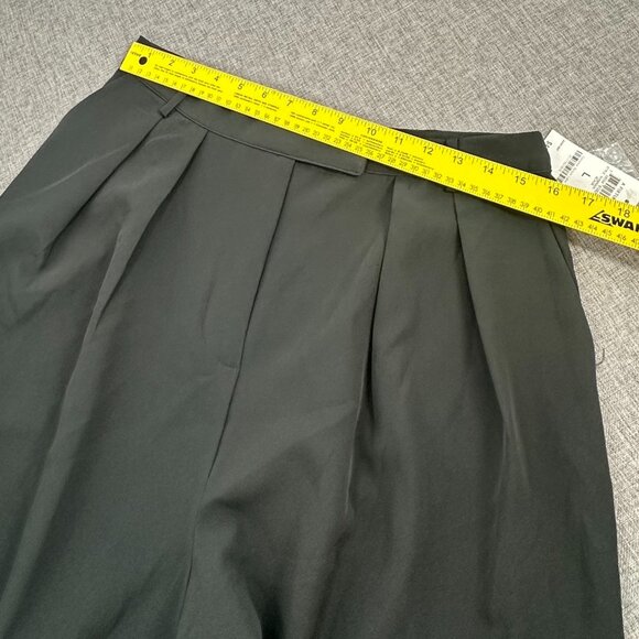 NEW! And NOW THIS Women High Rise Pants‎ Wide Leg Black $49 Trendy Large - Picture 9 of 12